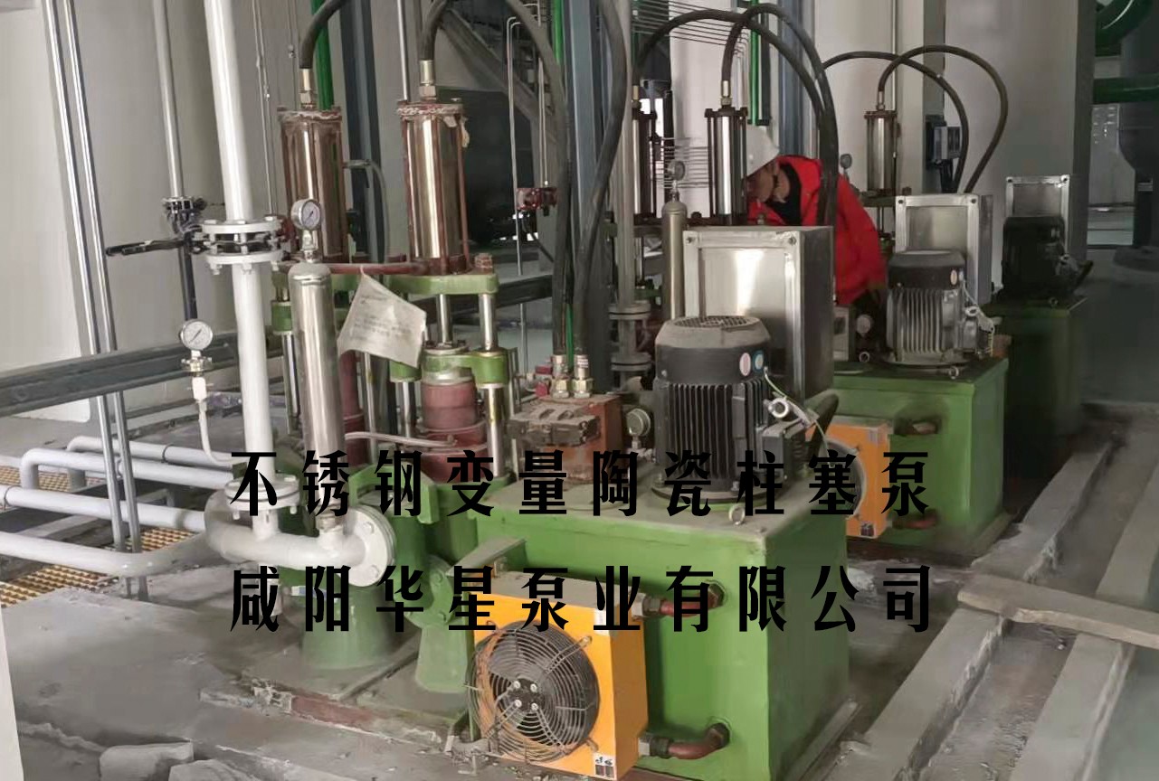 不锈钢变量陶瓷柱塞泵使用现场