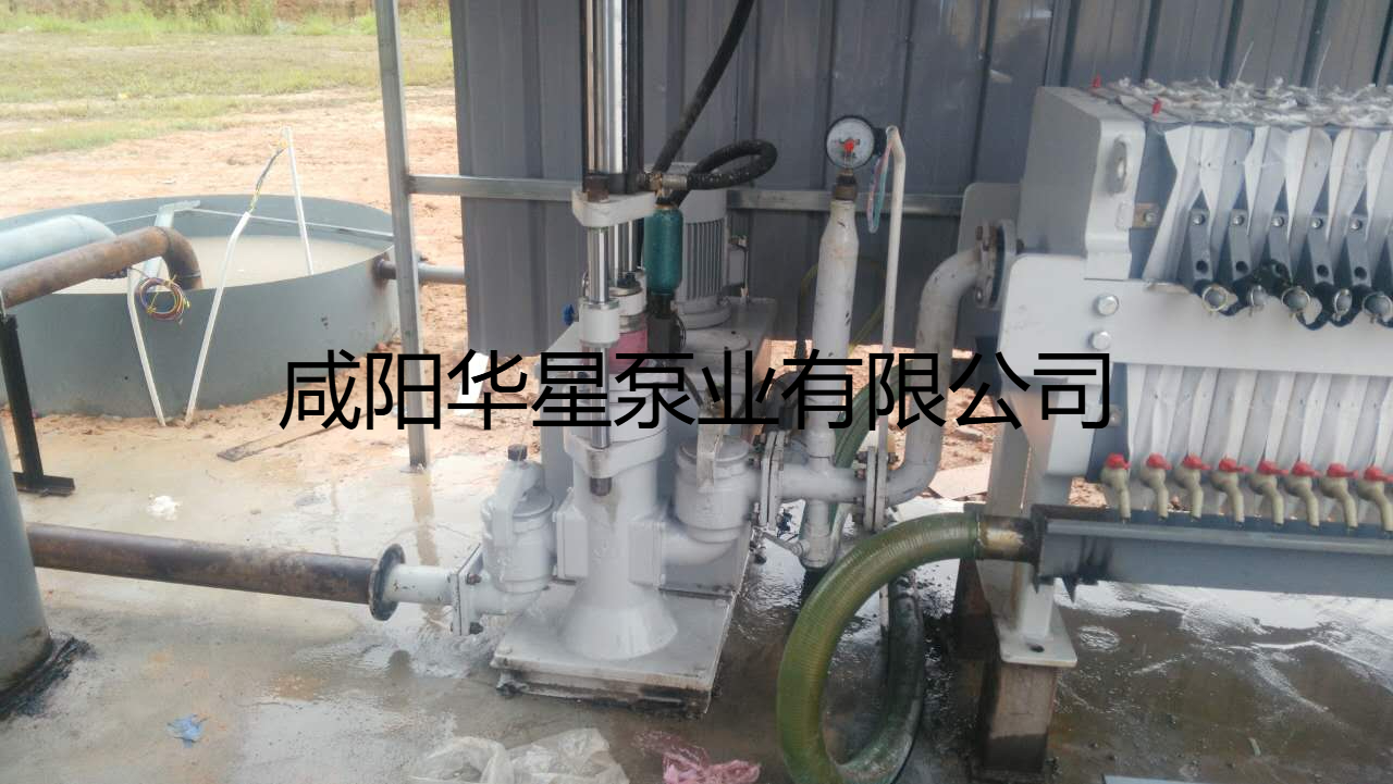 华星陶瓷柱塞泵是用在陶瓷厂处理污水