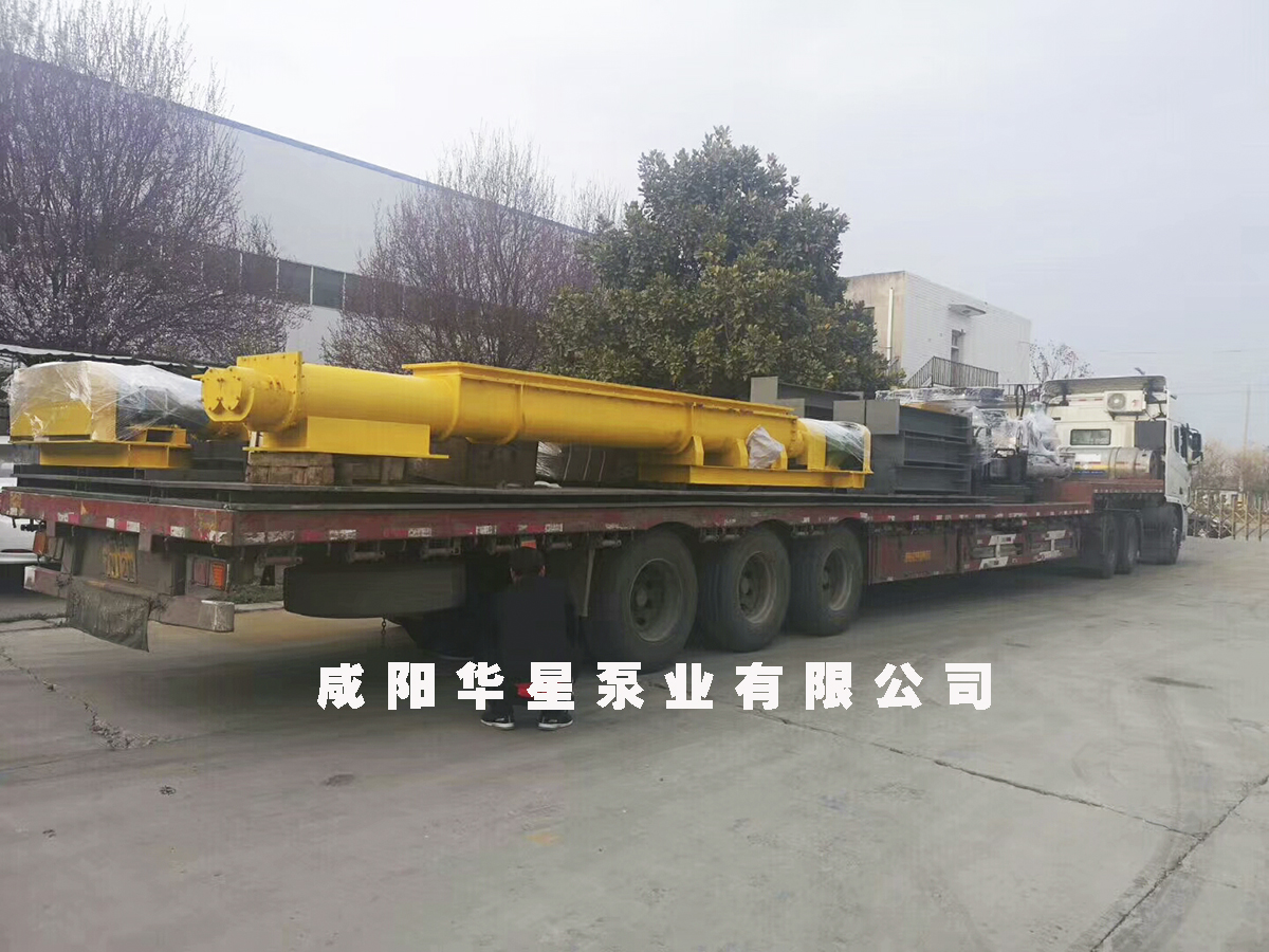 华星粘稠物料输送泵发货1